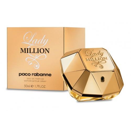 LADY MILLION 50ML EDP SPRAY FOR WOMEN BY PACO RABANNE